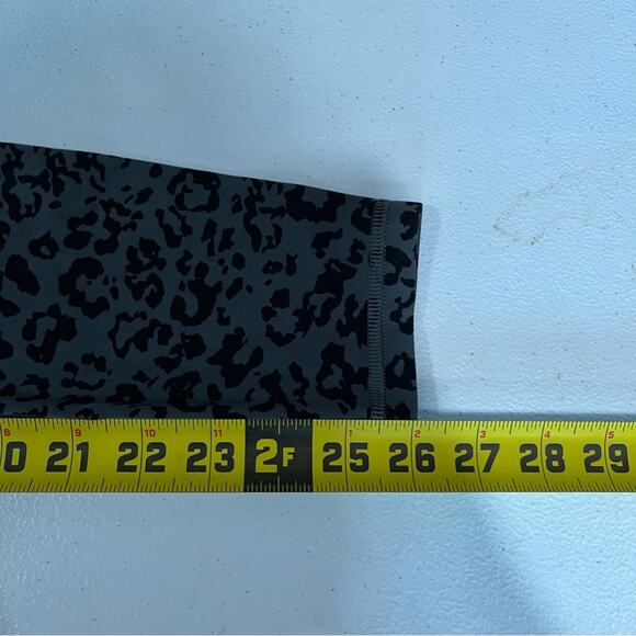 Athleta Leopard Elation Ultra High Rise Tight,Anthracite Grey S #501019 - Picture 9 of 11